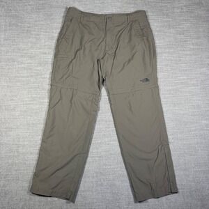 The North Face Basin Convertible Pants Men's 36 Short NWOT Taupe Green